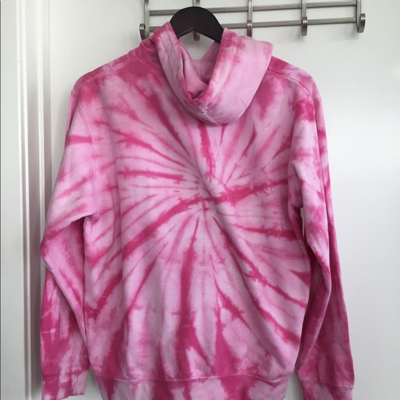 Castaway Pink Hoodie Sweatshirt Tie Dye Size Large $ 40 - Picture 5 of 9